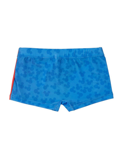 Yellow Bee Multicolor Swimming Shorts-Mickey Mouse Graphic Print-Polyester-For Infants