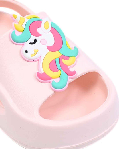Yellow Bee Peach Unicorn Sandals-3D Print-For Infants