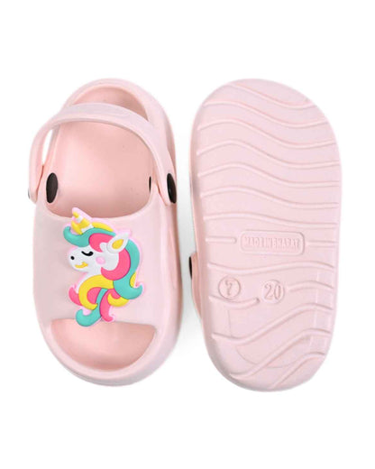 Yellow Bee Peach Unicorn Sandals-3D Print-For Infants