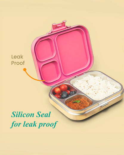 Theoni Bento Joy Lunchbox-3 Compartment-Leakproof & BPA-Free-Winx
