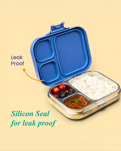 Theoni Bento Joy Lunchbox-3 Compartment-Leakproof & BPA-Free-Speedo