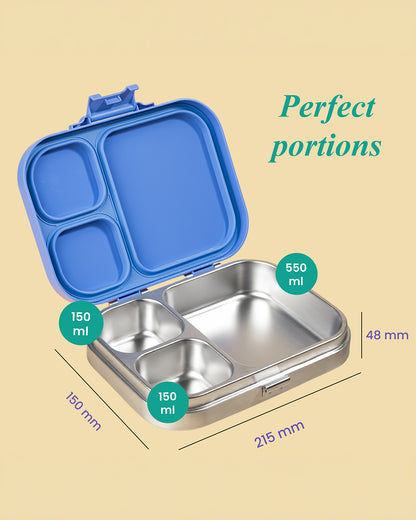 Theoni Bento Joy Lunchbox-3 Compartment-Leakproof & BPA-Free-Speedo