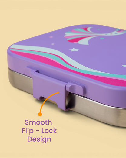Theoni Bento Joy Lunchbox-3 Compartment-Leakproof & BPA-Free-Pixi