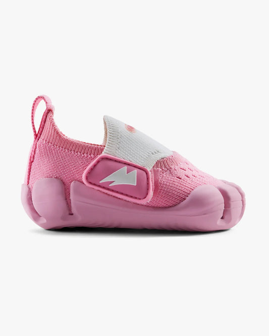 Aretto Pink InfiKnit Velcro Shoes-Bubble Splash-Designed for Growing Feet-For Infants