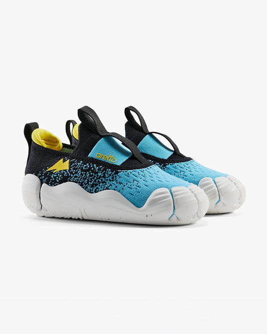Aretto Black & Light Blue InfiKnit Slip On Shoes-Summer Swim-Designed for Growing Feet-For Infants