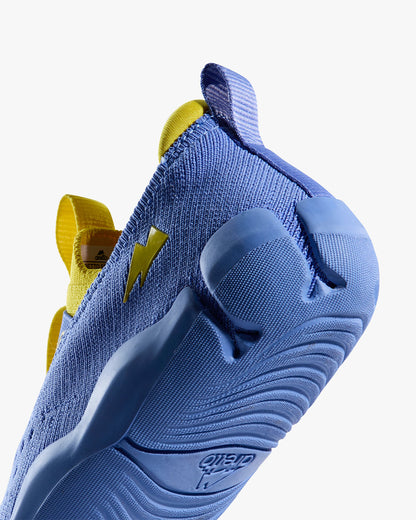 Aretto Cobalt Blue InfiKnit Slip On Shoes-Aster Bloom-Designed for Growing Feet-For Infants