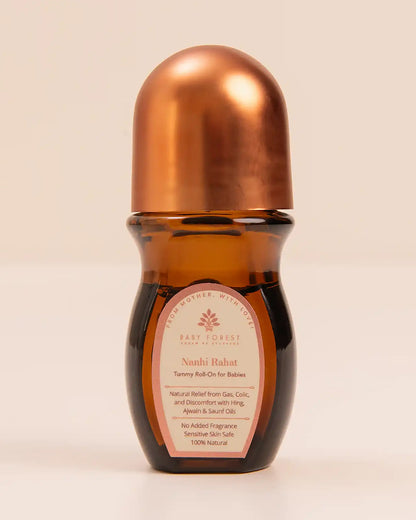 Baby Forest Nanhi Rahat Tummy Roll On-Colic Relief-Made with Traditional Digestive Comfort Oils-For Infants