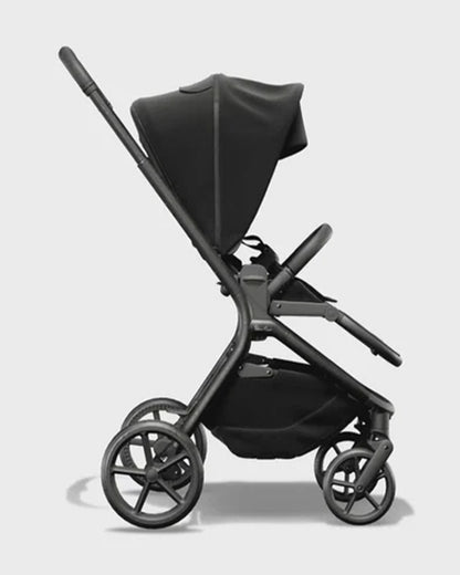 Silver Cross Breez Stroller-Height Adjustable, Reversible & Flat Reclining Seat-Adjustable Parent Handle Bar-One Hand Fold Even With Carry Cot Attached-2 Years Warranty-For 0 to 4Y (Upto 22 kg)-Pewter
