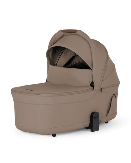 Silver Cross Breez Carry Cot-Folds With the Stroller-Overnight Sleep Approved-No Adapters Required-Extendable & UPF 50+ Canopy-For 0 to 6M (Upto 9 kg)-Champagne