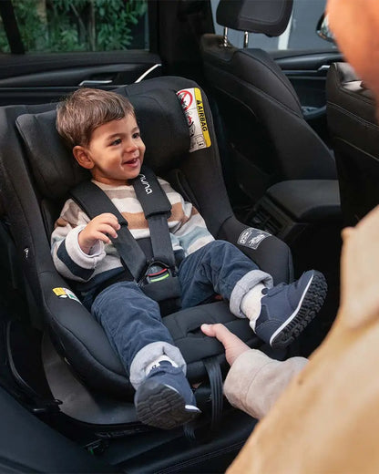 Nuna Pruu Baby Car Seat-Convertible Car Seat-360 Degree Rotation-10 Position Reclining Seat-Integrated Rebound Bar to Minimize Rotation During Impact-2 Years Warranty-For 0 to 4Y (Upto 19Kg)-Chestnut