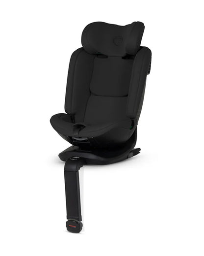 Silver Cross Motion 3 All Size 360 Baby Car Seat-Convertible (Front & Rear Facing)-2026 Model-New Waffle Jersey Fabric for Enhanced Airflow-Includes Sunshade, Summer Liner & Seatbelt Pad-3 Position Recline-From 0 to 12Y-Iconic Black