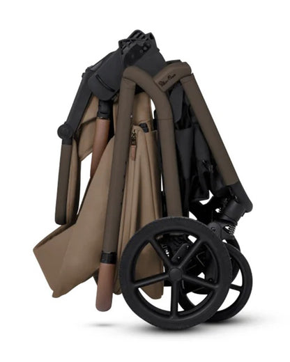 Silver Cross Breez Stroller & Carry Cot Travel System-Maple