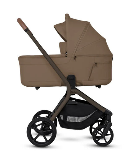 Silver Cross Breez Stroller & Carry Cot Travel System-Maple