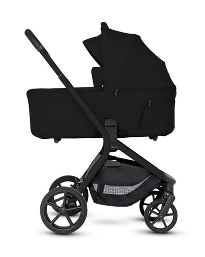 Silver Cross Breez Stroller & Carry Cot Travel System-Onyx