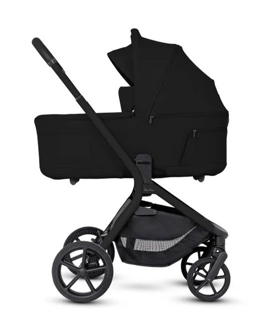 Silver Cross Breez Stroller & Carry Cot Travel System-Onyx