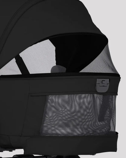 Silver Cross Breez Stroller & Carry Cot Travel System-Onyx