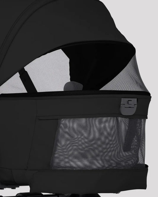 Silver Cross Breez Stroller & Carry Cot Travel System-Onyx