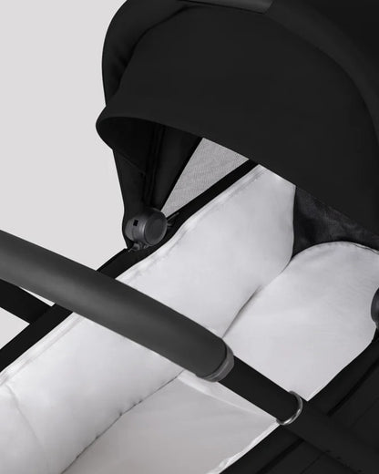 Silver Cross Breez Stroller & Carry Cot Travel System-Onyx
