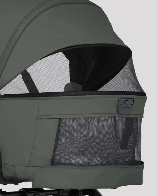 Silver Cross Breez Stroller & Carry Cot Travel System-Pewter