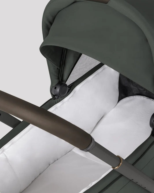 Silver Cross Breez Stroller & Carry Cot Travel System-Pewter