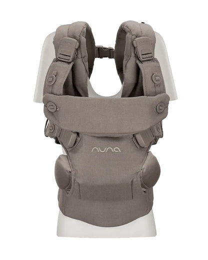 Nuna Cudl Luxe Baby Carrier-4 Carrying Position-Made With 70% Cashmere & 30% Silk Blend-Perfectly Giftable-With Laundry Bag, Pouch, Socks, Bibs, Harness Cover & Storage Bag-For 0 to 3Y (Upto 16 Kg)-Pewter