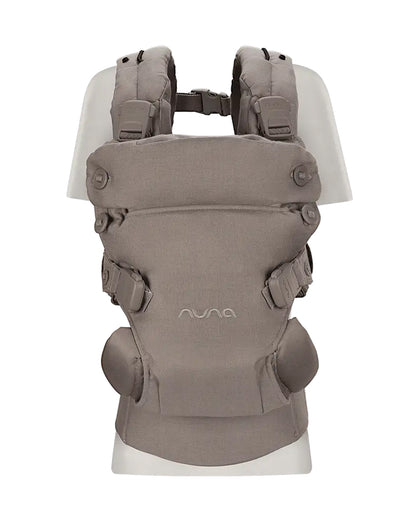 Nuna Cudl Luxe Baby Carrier-4 Carrying Position-Made With 70% Cashmere & 30% Silk Blend-Perfectly Giftable-With Laundry Bag, Pouch, Socks, Bibs, Harness Cover & Storage Bag-For 0 to 3Y (Upto 16 Kg)-Pewter