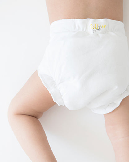 Yellow Doodle Wild & Free Dry Cloth Nappy-100% Premium Organic Cotton-Washable & Reusable-Pack of 2