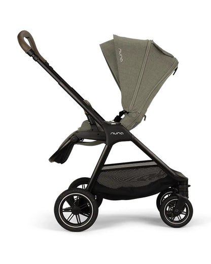 Nuna TRIV Next Baby Stroller-With Cup Holder-One Hand Fold-Includes Rain Cover & Post Adaptors-2 Years Warranty-Pram for 0 to 4Y (Upto 22Kg)-Pine