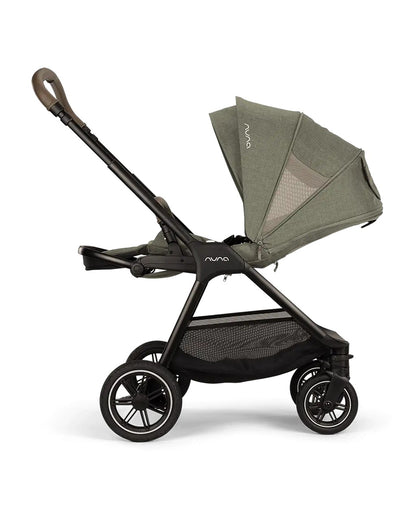 Nuna TRIV Next Baby Stroller-With Cup Holder-One Hand Fold-Includes Rain Cover & Post Adaptors-2 Years Warranty-Pram for 0 to 4Y (Upto 22Kg)-Pine