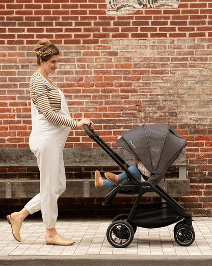 Nuna TRIV Next Baby Stroller-With Cup Holder-One Hand Fold-Includes Rain Cover & Post Adaptors-2 Years Warranty-Pram for 0 to 4Y (Upto 22Kg)-Pine