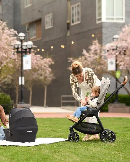 Nuna TRIV Next Baby Stroller-With Cup Holder-One Hand Fold-Includes Rain Cover & Post Adaptors-2 Years Warranty-Pram for 0 to 4Y (Upto 22Kg)-Pine