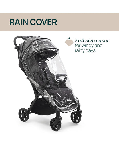 Chicco Goody XPlus Lightweight Stroller-One Hand Fold-Flat Reclining Seat-Big Shock Absorber Wheels-6 Months Warranty-For 0 to 4Y (Upto 22 Kg)-Ebony