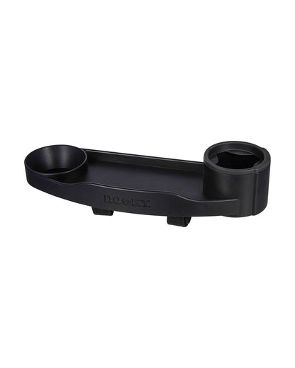 Dooky Universal Stroller Snack & Activity Tray-Easy To Attach & Clean-Black