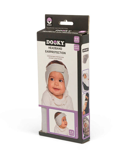 Dooky Ear Protection Headband with 12dB Noise Reduction, Oeko-Tex Certified Cotton & Ultra-thin Soft Sides