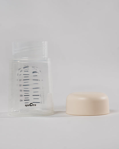 Spectra Breast Milk Storage Bottles-With Airtight Cap & Easy to Read Milk Scale-160 ml-Pack of 2