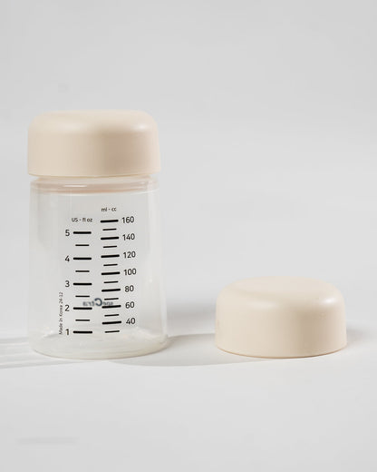 Spectra Breast Milk Storage Bottles-With Airtight Cap & Easy to Read Milk Scale-160 ml-Pack of 2