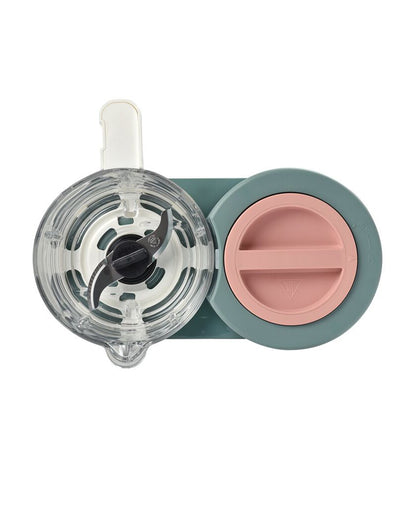 Beaba Babycook Neo 6 in 1 Baby Food Processor-Steam Cooker, Blender, Bottle Warmer & Sterilizer with 1250ml Glass Bowl-Eucalyptus