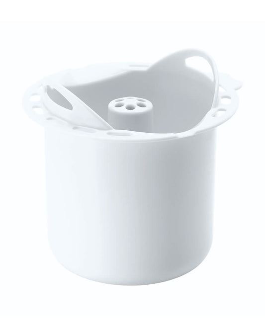 Beaba Babycook Solo Pasta & Rice Cooker Attachment for Starchy Baby Food like Dal, Rice, Pasta-Holds 350g Cooked Grains-White
