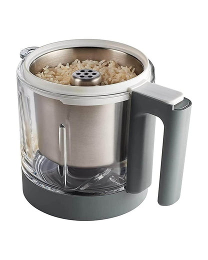 Beaba Babycook Neo Stainless Steel Cooker Attachment for Starchy Baby Food like Dal, Rice, Pasta-Holds 750g Cooked Grains