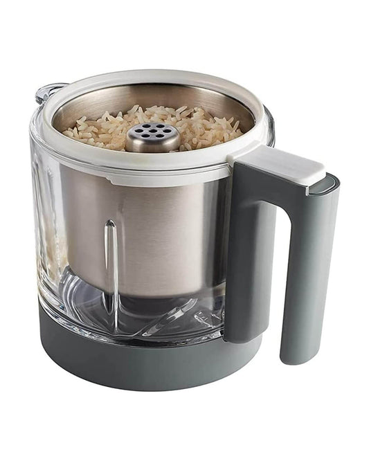 Beaba Babycook Neo Stainless Steel Cooker Attachment for Starchy Baby Food like Dal, Rice, Pasta-Holds 750g Cooked Grains