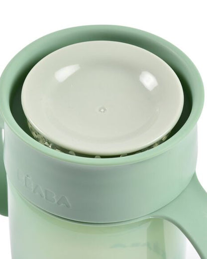 Beaba 360° Baby Learning Cup-With Anti-Drip Disc & Patented Anti-Leak System-Sage Green-340ml-12M+