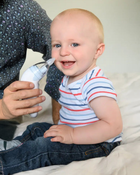 Beaba Tomydoo Electric Baby Nasal Aspirator-Fast & Gentle Congestion Reliever-Multiple Easy-to-Clean Tips & Removable Head-For Newborn