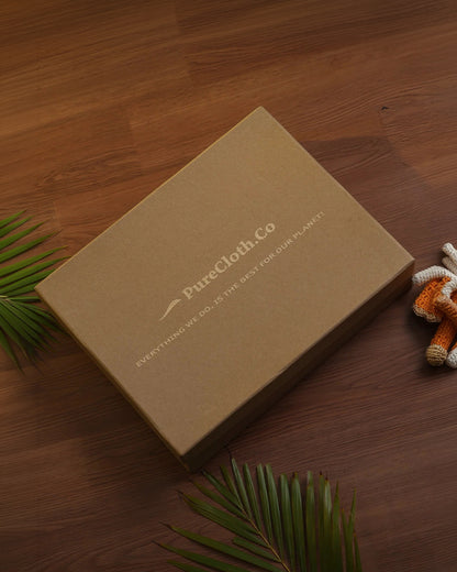 PureCloth The Little Nest Gift Set-Newborn Essential Gift Set For Baby Shower-Pack of 6-Polka-Off White