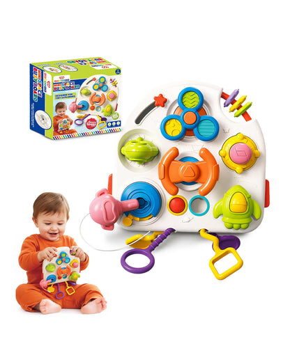 Wembley Mini Space Busy Board-Indoor Toy-6 Exciting Way to Play-Develops Hand Eye Coordination-4M+