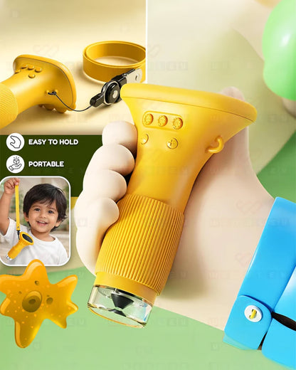 Wembley Portable Kids Microscope-Indoor Toy-1000x Zoom & HD Screen-Portable Design-36M+