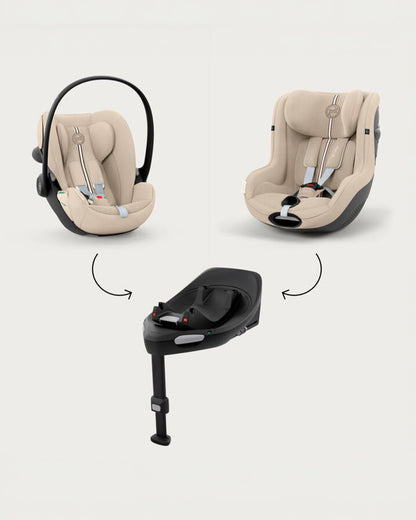 Cybex Cloud G i-Size PLUS Baby Car Seat With ISOFIX Base G3-Stone Grey