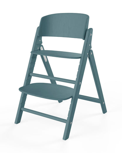 Cybex Click & Fold 3 in 1 High Chair With Baby Set & Tray-Quick & Easy One Hand Unfold-Self Standing When Folded-Individual Height & Depth Adjustment of Seat & Footrest-For 6M to 99Y (Upto 120 Kg)-Stone Blue