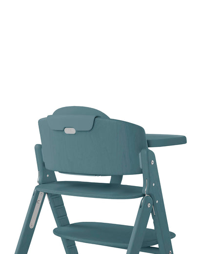 Cybex Click & Fold 3 in 1 High Chair With Baby Set & Tray-Quick & Easy One Hand Unfold-Self Standing When Folded-Individual Height & Depth Adjustment of Seat & Footrest-For 6M to 99Y (Upto 120 Kg)-Stone Blue