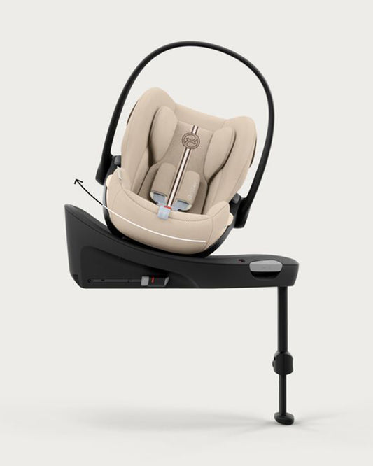Cybex Cloud G3 PLUS Baby Car Seat-Rear Facing-Aircraft Certified-Latest Generation-Advanced Side Impact Protection-Ergonomic Flat Reclining Seat-14 Position Adjustable Headrest-For 0 to 2 (Upto 13 kg)-Moon Black