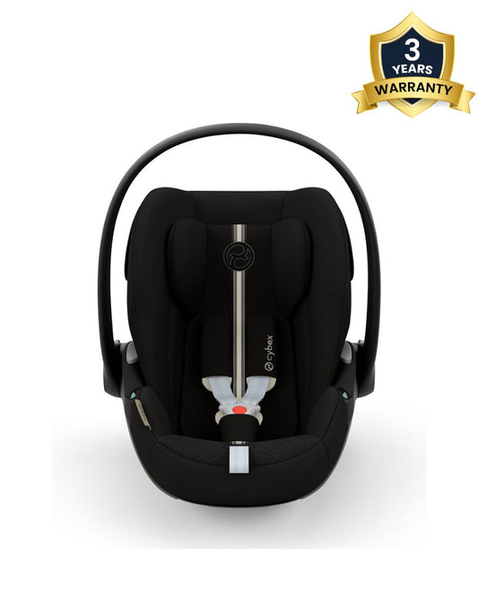 Cybex Cloud G3 PLUS Baby Car Seat-Rear Facing-Aircraft Certified-Latest Generation-Advanced Side Impact Protection-Ergonomic Flat Reclining Seat-14 Position Adjustable Headrest-For 0 to 2 (Upto 13 kg)-Moon Black
